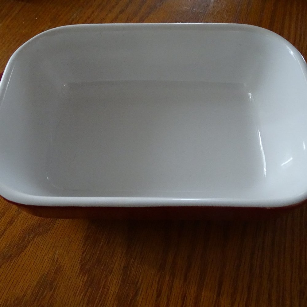 KitchenAid Red Ceramic Rectangular Bowl
